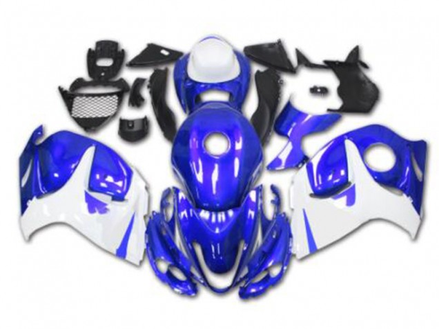 Suzuki GSXR 1300 Hayabusa 08-19 Verkleidungen - Blau Weiß Fabrik Suzuki GSXR 1300 Hayabusa 08-19 Verkleidungen - Blau Weiß Fabrik