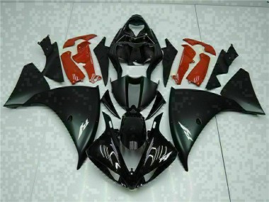 Yamaha R1 09-11 Verkleidung - Schwarz Rot Fabrik