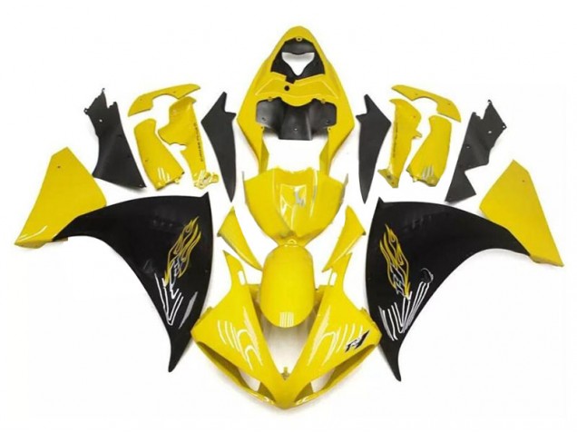 Yamaha R1 09-11 Verkleidungen - Gelb Schwarz Fabrik Yamaha R1 09-11 Verkleidungen - Gelb Schwarz Fabrik