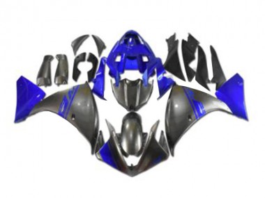 Yamaha R1 09-11 Verkleidungen - Grau Blau Fabrik