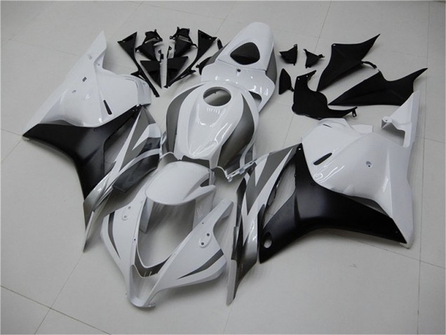 Honda CBR 600 RR 09-12 Verkleidungen - Weiß Silber Schwarz Fabrik Honda CBR 600 RR 09-12 Verkleidungen - Weiß Silber Schwarz Fabrik