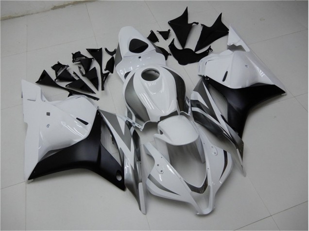 Honda CBR 600 RR 09-12 Verkleidungen - Weiß Silber Schwarz Fabrik Honda CBR 600 RR 09-12 Verkleidungen - Weiß Silber Schwarz Fabrik
