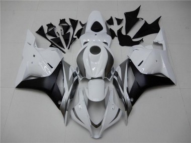 Honda CBR 600 RR 09-12 Verkleidungen - Weiß Silber Schwarz Fabrik