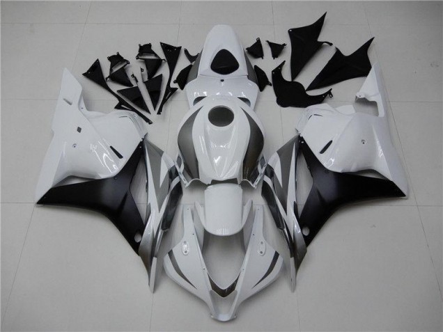 Honda CBR 600 RR 09-12 Verkleidungen - Weiß Silber Schwarz Fabrik Honda CBR 600 RR 09-12 Verkleidungen - Weiß Silber Schwarz Fabrik