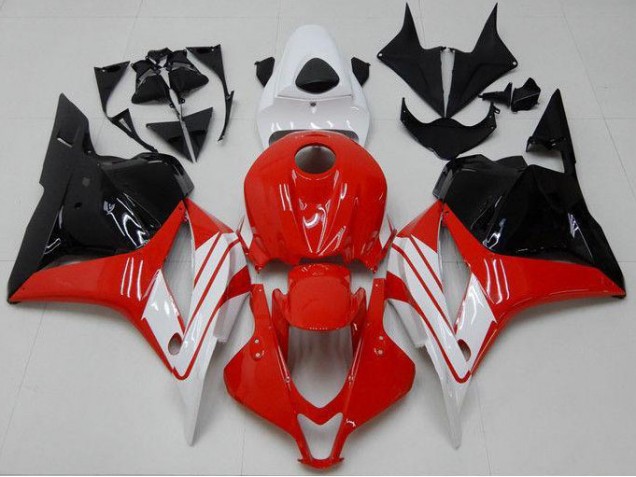 Honda CBR 600 RR 09-12 Vollverkleidung - Rot Weiß Schwarz Fabrik Honda CBR 600 RR 09-12 Vollverkleidung - Rot Weiß Schwarz Fabrik