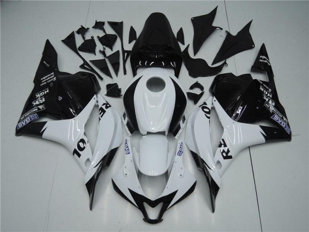 Honda CBR 600 RR 09-12 Verkleidung - Weiß Schwarz Fabrik Honda CBR 600 RR 09-12 Verkleidung - Weiß Schwarz Fabrik