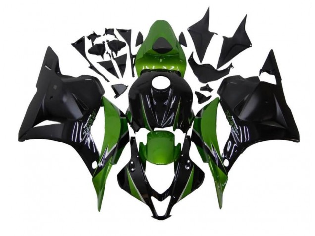 Honda CBR 600 RR 09-12 Verkleidungen - Grün Schwarz Fabrik Honda CBR 600 RR 09-12 Verkleidungen - Grün Schwarz Fabrik