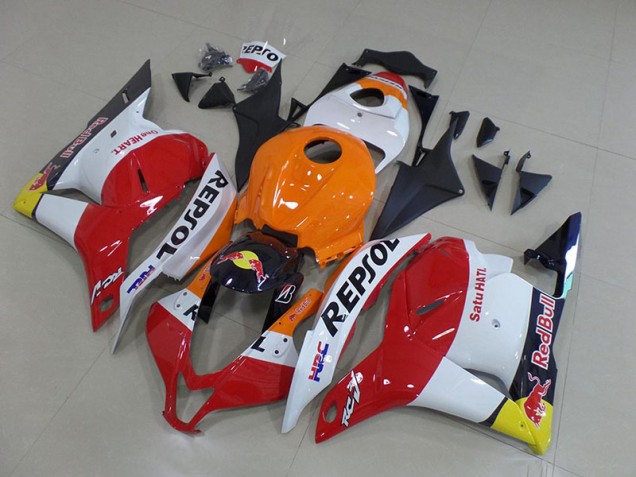 Honda CBR 600 RR 09-12 Verkleidungen - Repsol Rot Bull Fabrik Honda CBR 600 RR 09-12 Verkleidungen - Repsol Rot Bull Fabrik