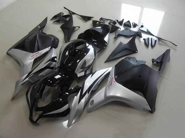 Honda CBR 600 RR 09-12 Verkleidungen - Schwarz Silber Fabrik Honda CBR 600 RR 09-12 Verkleidungen - Schwarz Silber Fabrik