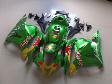 Honda CBR 600 RR 09-12 Verkleidungen - Grün Rot Bull Fabrik