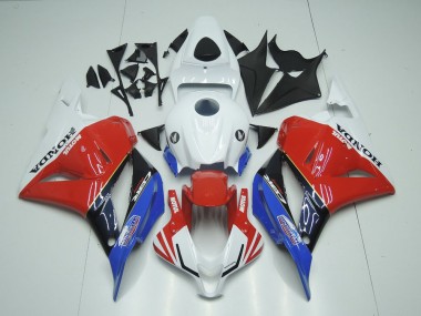 Honda CBR 600 RR 09-12 Verkleidungen - Weiß Motul Rot Blau Fabrik