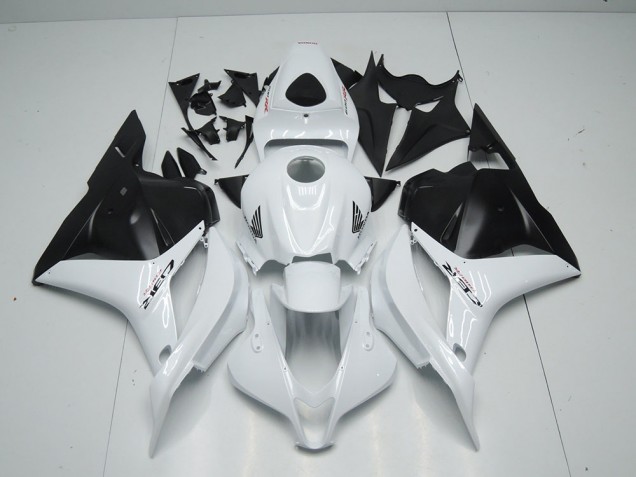 Honda CBR 600 RR 09-12 Verkleidungen - Weiß Matt Schwarz Fabrik Honda CBR 600 RR 09-12 Verkleidungen - Weiß Matt Schwarz Fabrik