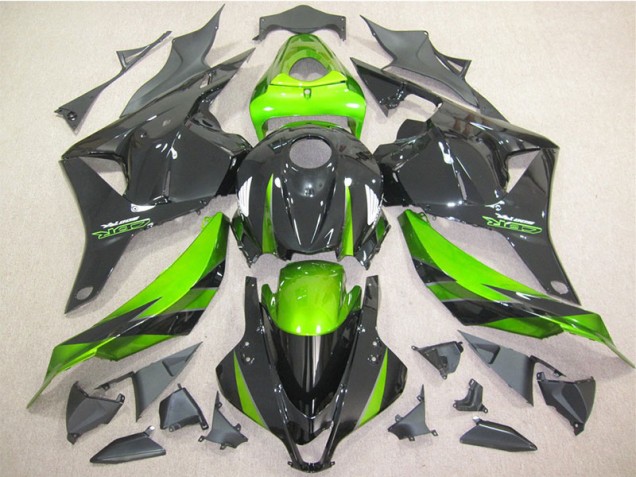 Honda CBR 600 RR 09-12 Vollverkleidung - Schwarz Grün Fabrik Honda CBR 600 RR 09-12 Vollverkleidung - Schwarz Grün Fabrik