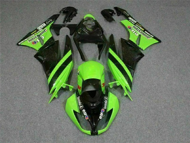 Kawasaki ZX6R 09-12 Verkleidungen - Schwarz Grün 3M Touch4 Fabrik Kawasaki ZX6R 09-12 Verkleidungen - Schwarz Grün 3M Touch4 Fabrik