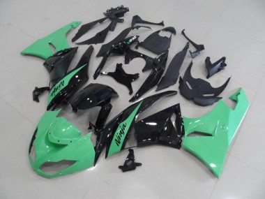 Kawasaki ZX6R 09-12 Verkleidungen - Metallic Grün Fabrik