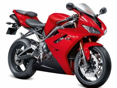 Triumph Daytona 675 Triple 09-12 Verkleidungen - Rot Schwarz Fabrik
