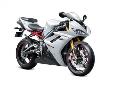 Triumph Daytona 675 Triple 09-12 Verkleidungen - Perl Weiß Schwarz Fabrik