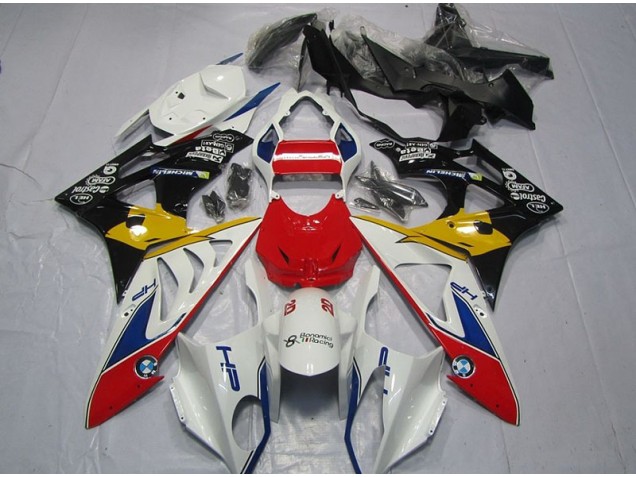 BMW S1000RR 09-14 Verkleidungen - Rot Weiß Gelb Fabrik BMW S1000RR 09-14 Verkleidungen - Rot Weiß Gelb Fabrik