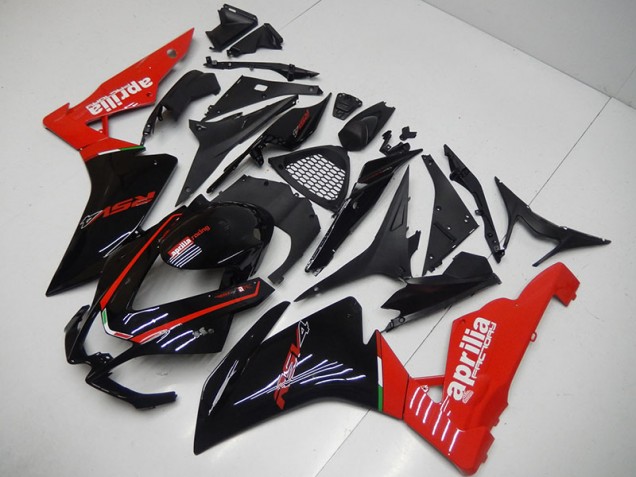 Aprilia RSV4 09-15 Verkleidungen - Schwarz Rot Fabrik Aprilia RSV4 09-15 Verkleidungen - Schwarz Rot Fabrik