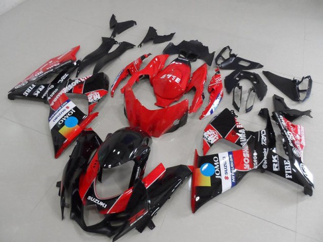 Suzuki GSXR 1000 K9 09-16 Verkleidungen - Rot Jomo Fabrik Suzuki GSXR 1000 K9 09-16 Verkleidungen - Rot Jomo Fabrik