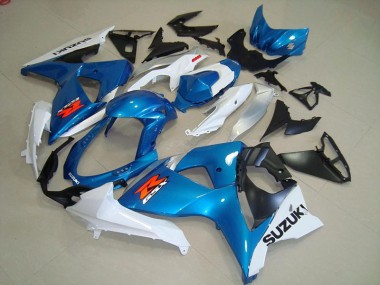 Suzuki GSXR 1000 K9 09-16 Verkleidungen - Blaur und Weißer OEM Stil Fabrik