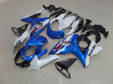 Suzuki GSXR 1000 K9 09-16 Motorrad Verkleidung - Blau Weiß Fabrik