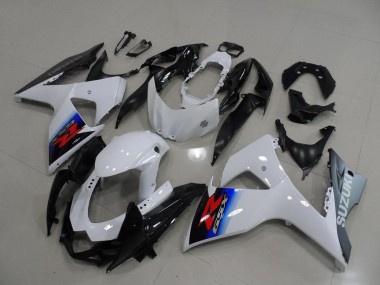 Suzuki GSXR 1000 K9 09-16 Verkleidungen - Weiß Silber Fabrik
