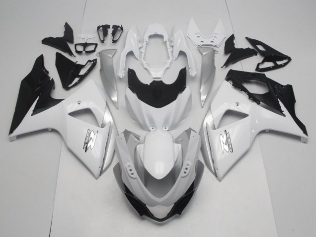 Suzuki GSXR 1000 K9 09-16 Verkleidungen - Weiß OEM Stil Fabrik Suzuki GSXR 1000 K9 09-16 Verkleidungen - Weiß OEM Stil Fabrik