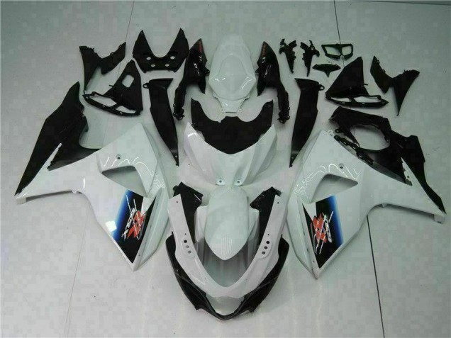 Suzuki GSXR 1000 K9 09-16 Vollverkleidung - Weiß Schwarz Fabrik Suzuki GSXR 1000 K9 09-16 Vollverkleidung - Weiß Schwarz Fabrik
