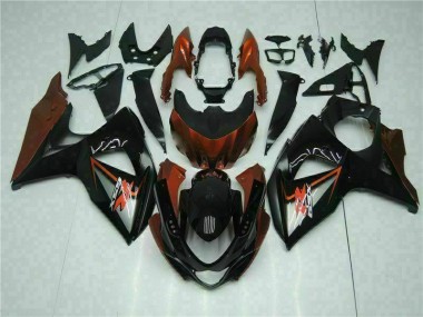 Suzuki GSXR 1000 K9 09-16 Verkleidungen - Braun Schwarz Fabrik