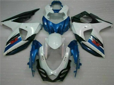 Suzuki GSXR 1000 K9 09-16 Motorrad Verkleidungen - Blau Weiß Fabrik