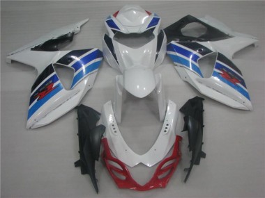 Suzuki GSXR 1000 K9 09-16 Verkleidungen - Weiß Blau Fabrik