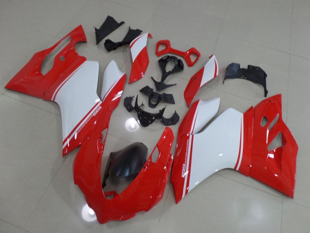 Ducati 1199 11-14 Verkleidungen - Rot Weiß Fabrik