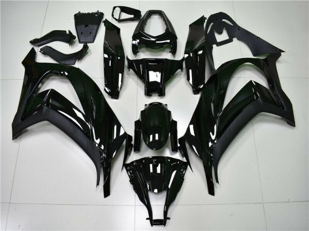 Kawasaki ZX10R 11-15 Verkleidungen - Glänzend Schwarz Fabrik Kawasaki ZX10R 11-15 Verkleidungen - Glänzend Schwarz Fabrik
