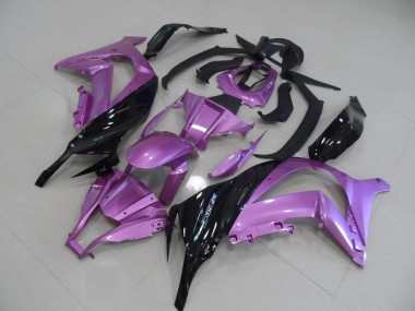 Kawasaki ZX10R 11-15 Verkleidungen - Rosa und Schwarz Fabrik