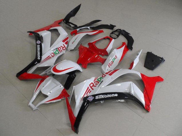 Kawasaki ZX10R 11-15 Verkleidungen - Rot Weiß Rapid Fabrik