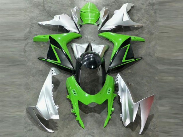 Suzuki GSXR 600 / 750 K11 11-24 Verkleidung - Grün Silber Fabrik