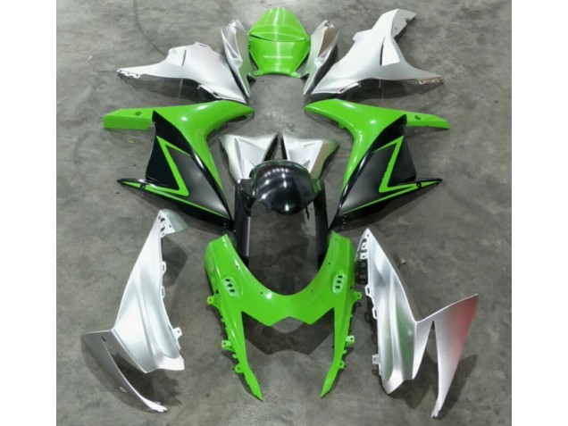 Suzuki GSXR 600 / 750 K11 11-24 Verkleidungen - Grün Silber Fabrik Suzuki GSXR 600 / 750 K11 11-24 Verkleidungen - Grün Silber Fabrik