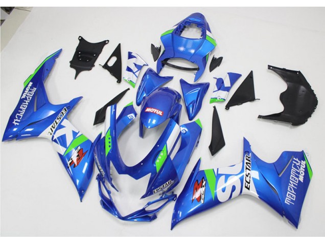 Suzuki GSXR 600 / 750 K11 11-24 Verkleidungen - Blau Weiß Grün Fabrik