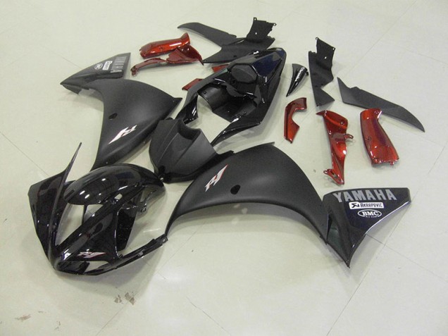 Yamaha R1 12-14 Vollverkleidung - Matt Schwarz Fabrik Yamaha R1 12-14 Vollverkleidung - Matt Schwarz Fabrik