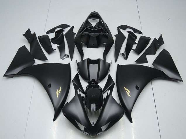 Yamaha R1 12-14 Verkleidungen - Matt Schwarzer Aufkleber Fabrik Yamaha R1 12-14 Verkleidungen - Matt Schwarzer Aufkleber Fabrik