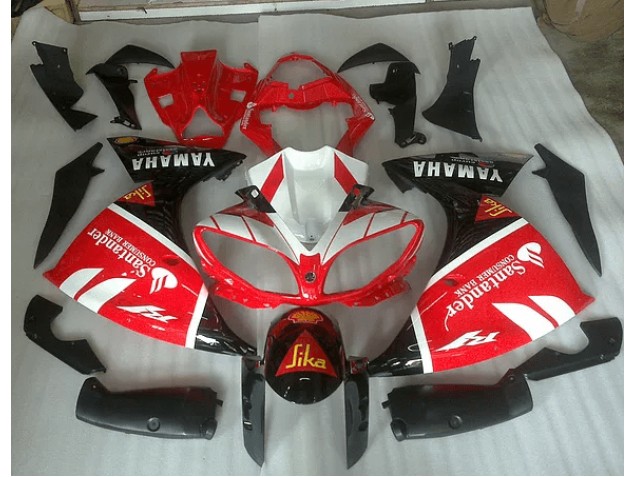 Yamaha R1 12-14 Verkleidungen - Rot Weiß Und Schwarz Grafik Fabrik Yamaha R1 12-14 Verkleidungen - Rot Weiß Und Schwarz Grafik Fabrik