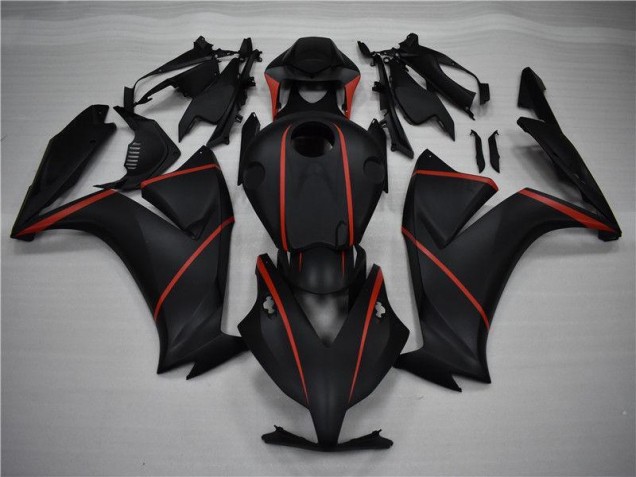 Honda CBR 1000 RR 12-16 Verkleidungen - Matt Schwarz Rot Fabrik Honda CBR 1000 RR 12-16 Verkleidungen - Matt Schwarz Rot Fabrik