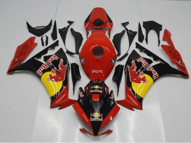 Honda CBR 1000 RR 12-16 Verkleidungen - Schwarzer Rot Bull Fabrik Honda CBR 1000 RR 12-16 Verkleidungen - Schwarzer Rot Bull Fabrik