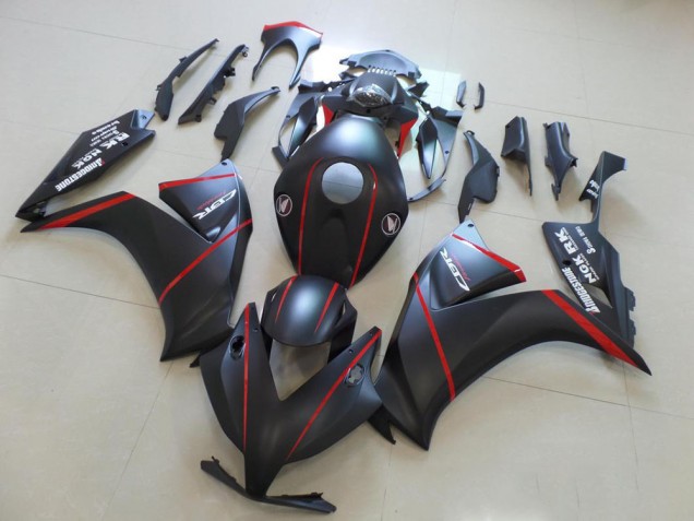Honda CBR 1000 RR 12-16 Verkleidungen - Matt Schwarz mit rotem Streifen Fabrik Honda CBR 1000 RR 12-16 Verkleidungen - Matt Schwarz mit rotem Streifen Fabrik