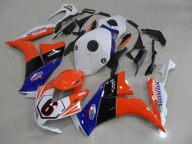 Honda CBR 1000 RR 12-16 Verkleidungen - Orange Weiß TT Legend Fabrik Honda CBR 1000 RR 12-16 Verkleidungen - Orange Weiß TT Legend Fabrik