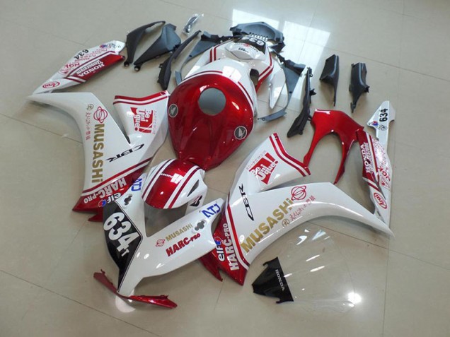 Honda CBR 1000 RR 12-16 Verkleidungen - Rot Musashi Fabrik Honda CBR 1000 RR 12-16 Verkleidungen - Rot Musashi Fabrik