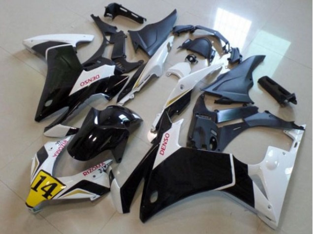 Honda CBR 500 RR 13-15 Verkleidungen - Schwarz Weißer Denso Rizoma 14 Fabrik Honda CBR 500 RR 13-15 Verkleidungen - Schwarz Weißer Denso Rizoma 14 Fabrik