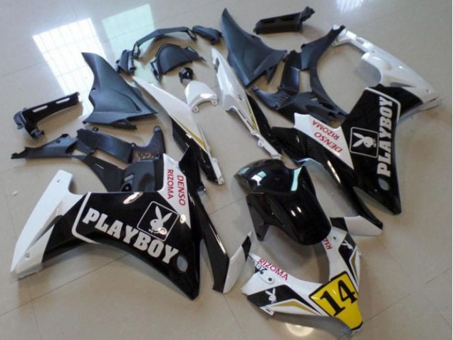 Honda CBR 500 RR 13-15 Verkleidungen - Schwarz Playboy 14 Fabrik Honda CBR 500 RR 13-15 Verkleidungen - Schwarz Playboy 14 Fabrik