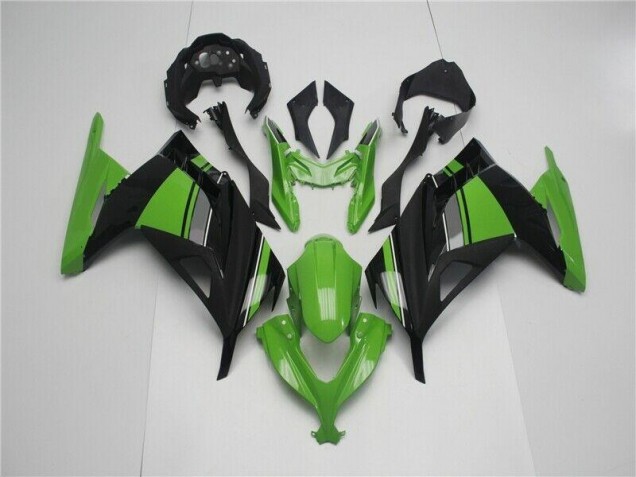 Kawasaki EX300 13-16 Verkleidung - Grün Schwarz Fabrik Kawasaki EX300 13-16 Verkleidung - Grün Schwarz Fabrik
